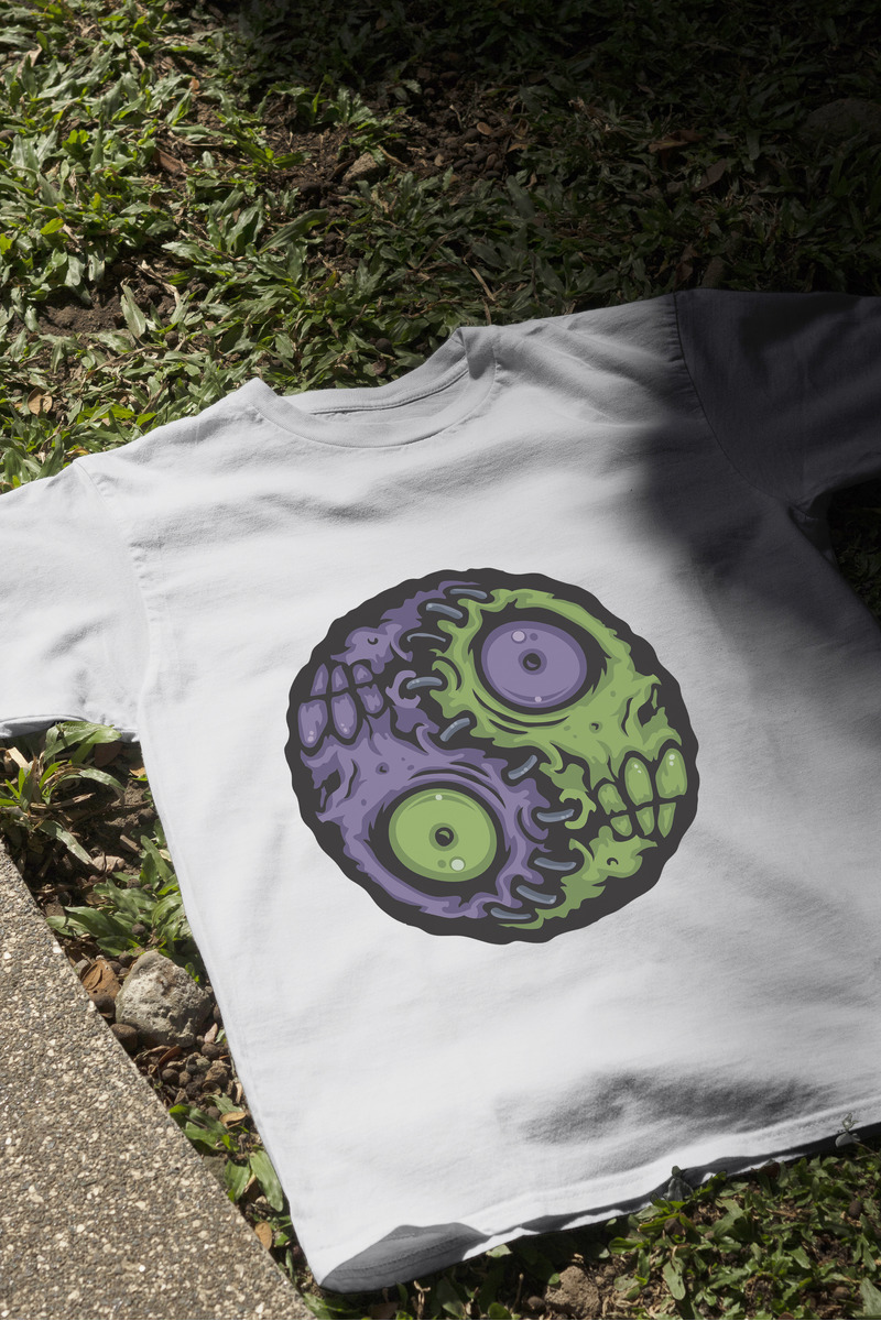 Remera: Zombie Ying Yang Memoestampados - Imagen 18