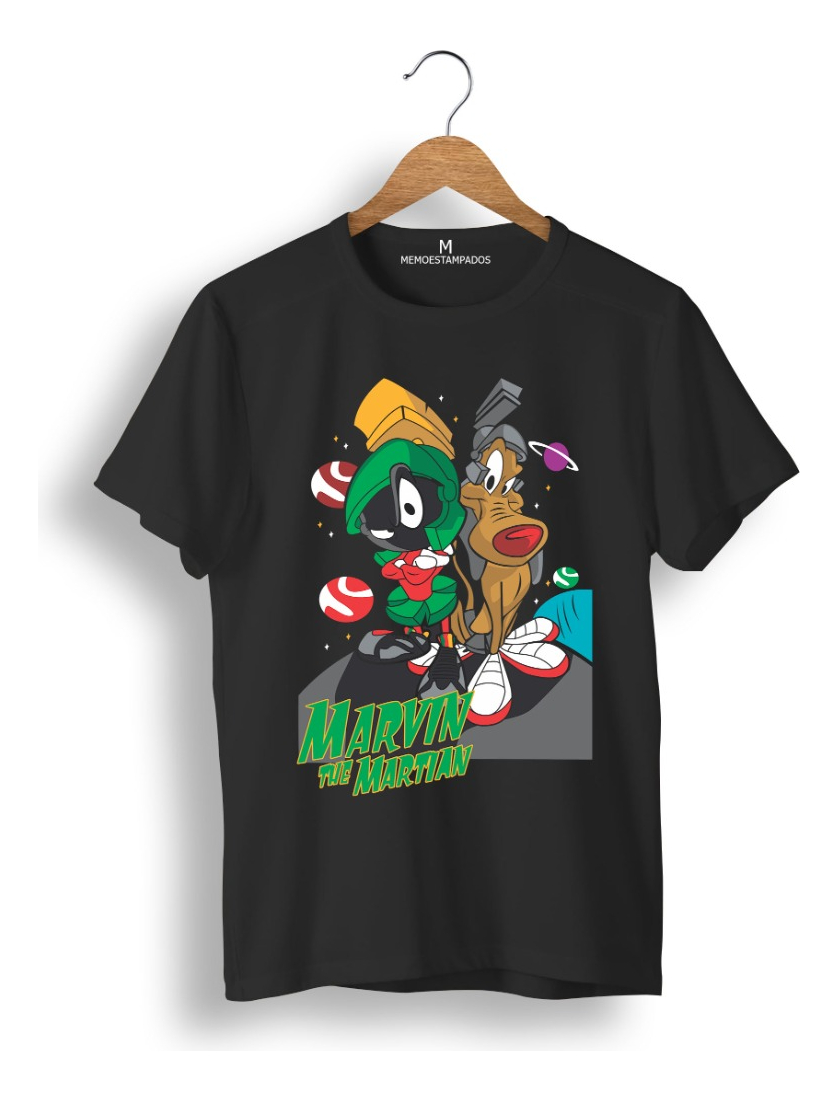 Remera: Marvin The Martian Memoestampados - Imagen 5