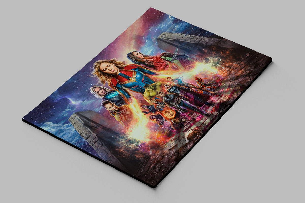 Cuadro 333 Avengers 40x53 Mdf Memoestampados - Imagen 2