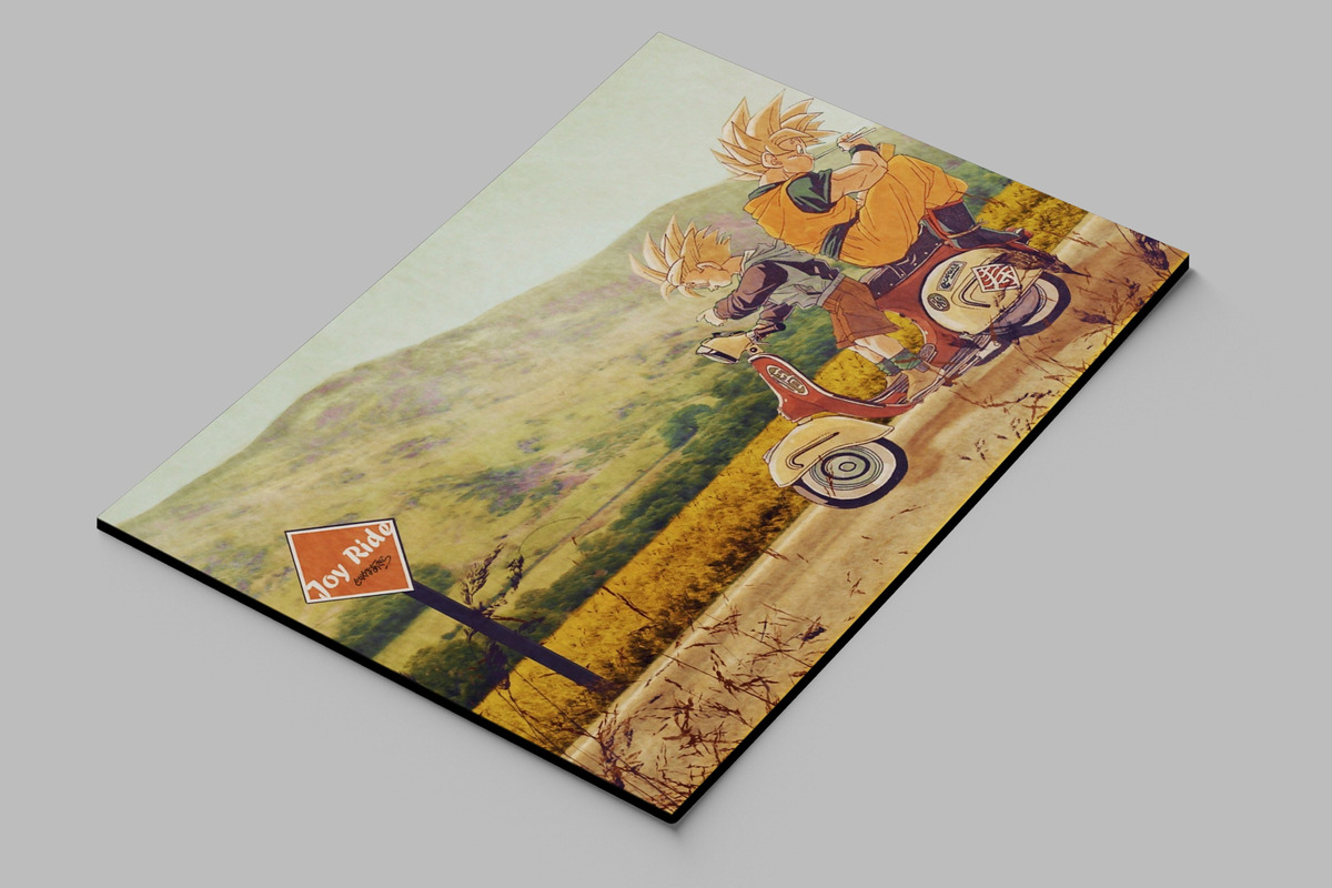 Cuadro Dragon Ball Z Super 127 40x53 Mdf Memoestampados - Imagen 2