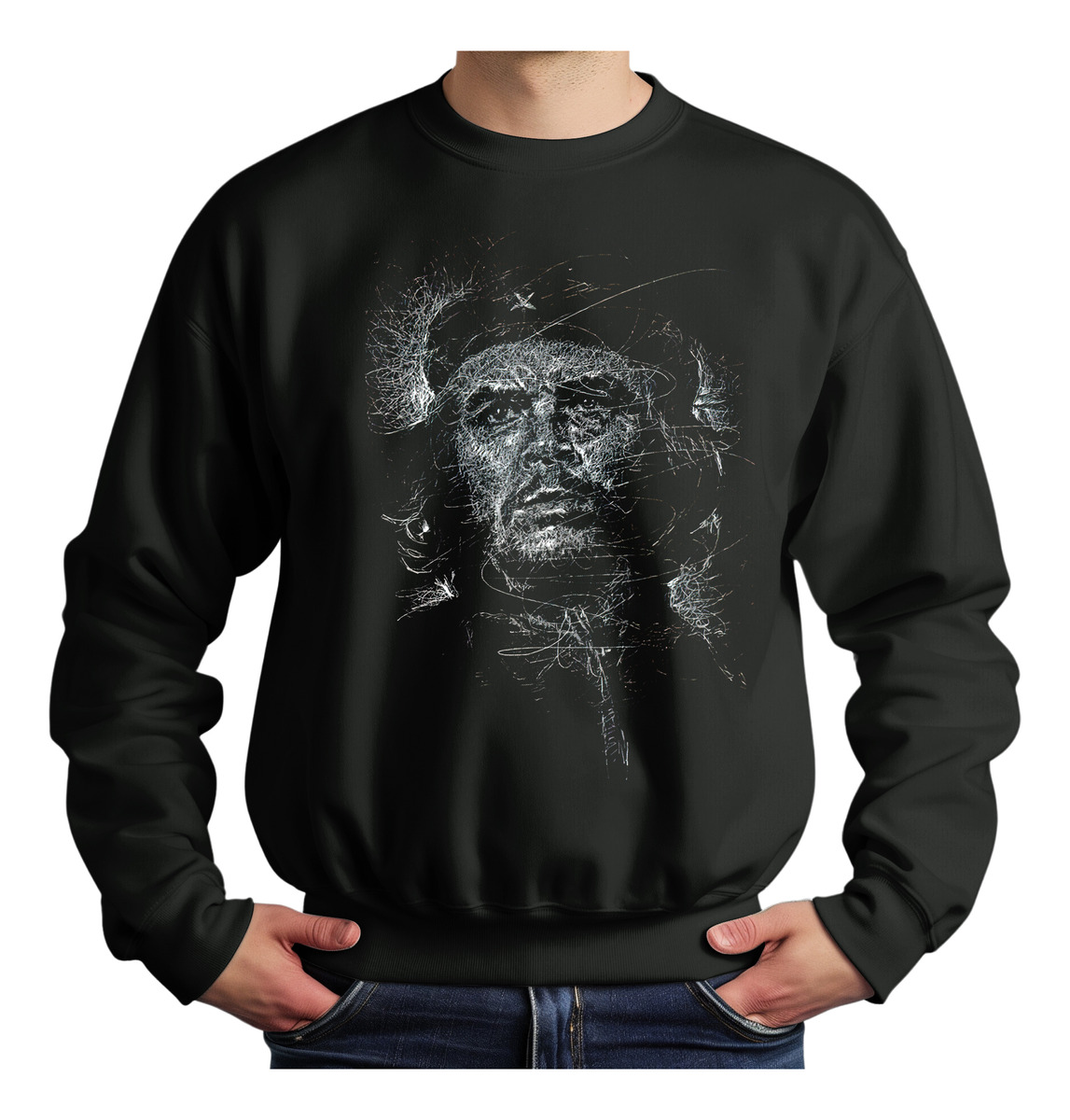 Buzo Che Guevara En Blanco Memoestampados - Imagen 4