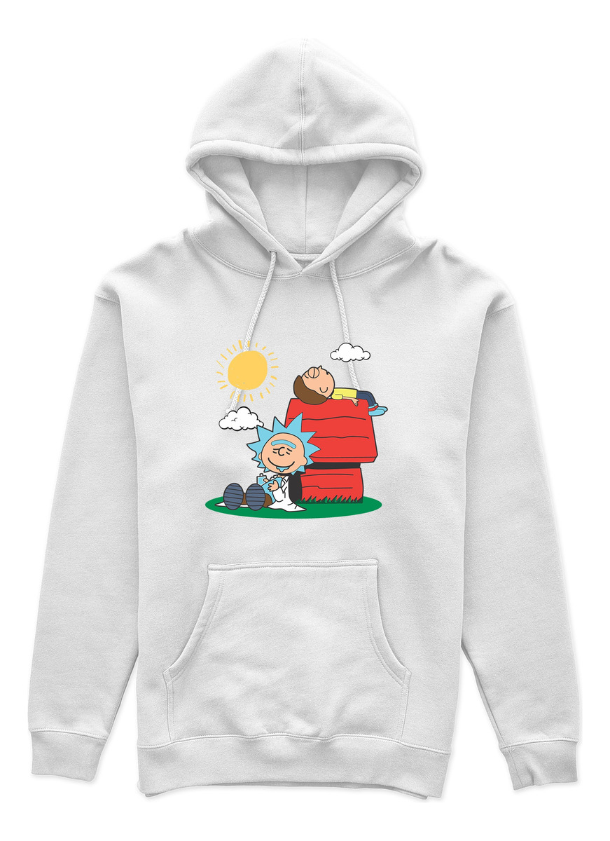 Canguro Rick Y Morty Peanuts Memoestampados - Imagen 5