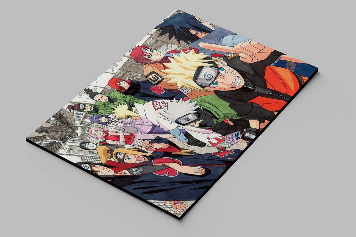 Cuadro Naruto, Shippuuden, Uzuma 02 40x53 Mdf Memoestampados - Imagen 2