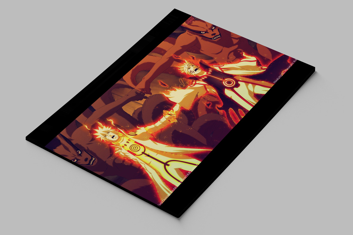 Cuadro Naruto Shippuden 38 30x40 Mdf Memoestampados - Imagen 2