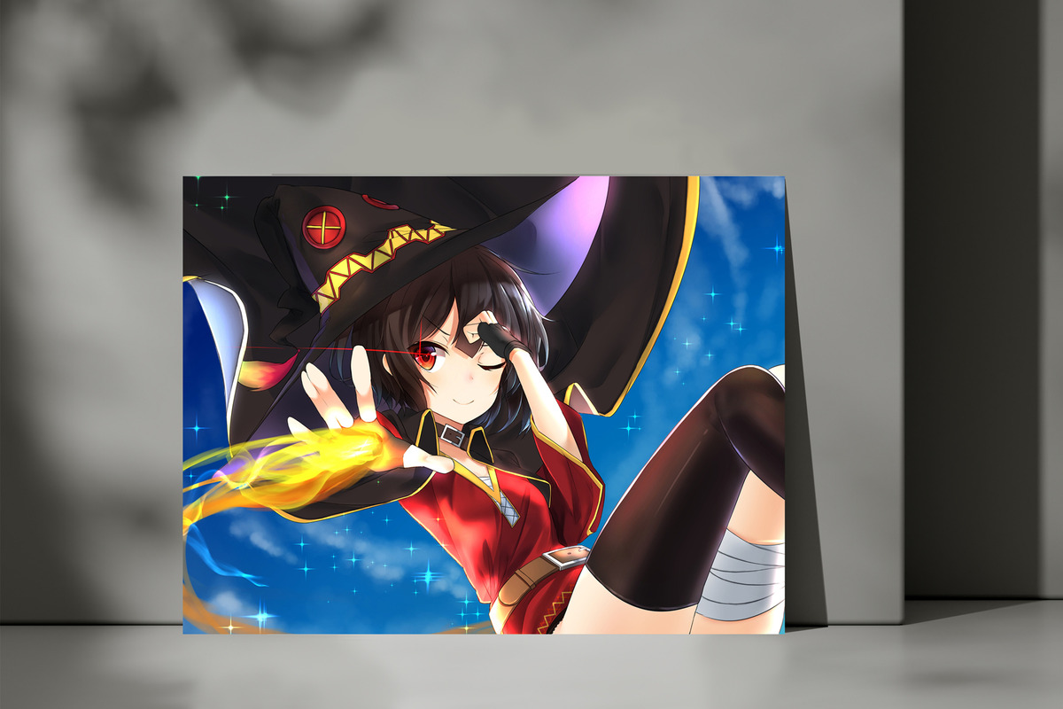 Cuadro Konosuba 162 50x70 Mdf Memoestampados - Imagen 3