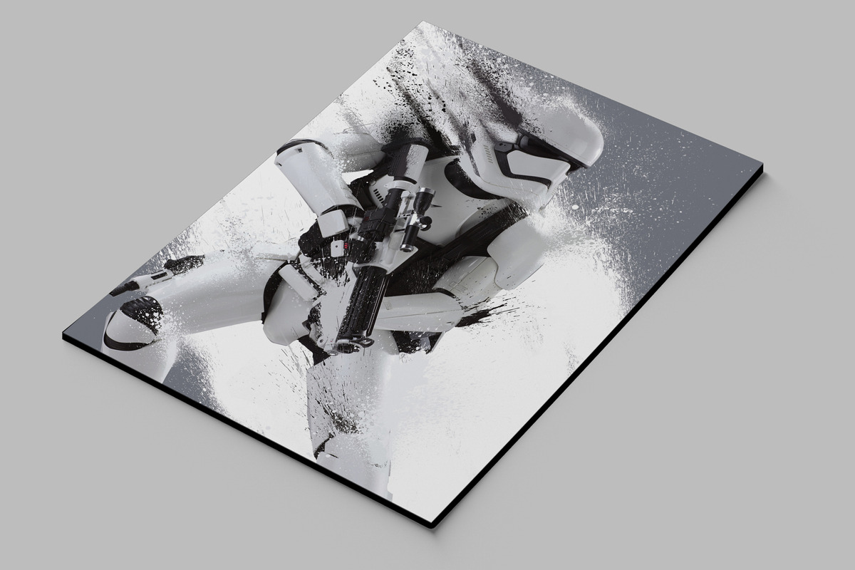 Cuadro 286 Storm Trooper 70x100 Mdf Memoestampados - Imagen 2