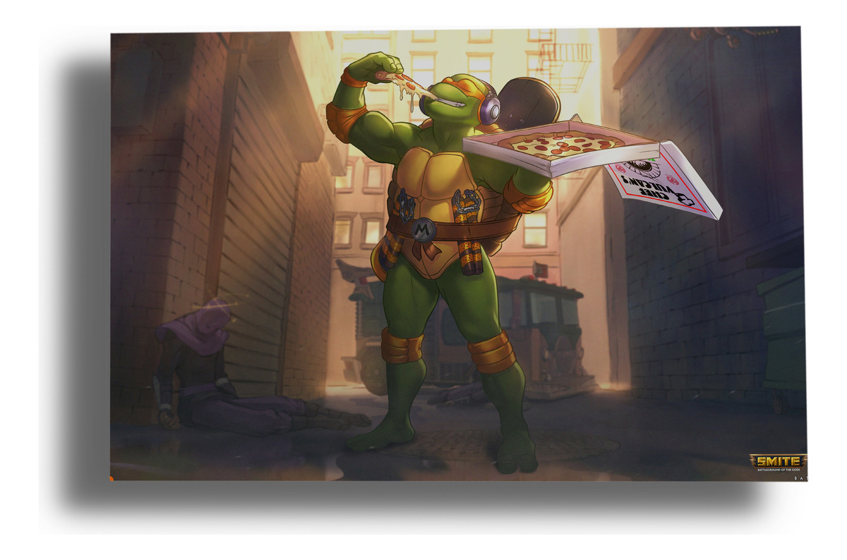 Cuadro 201 Tmnt 40x53 Mdf Memoestampados