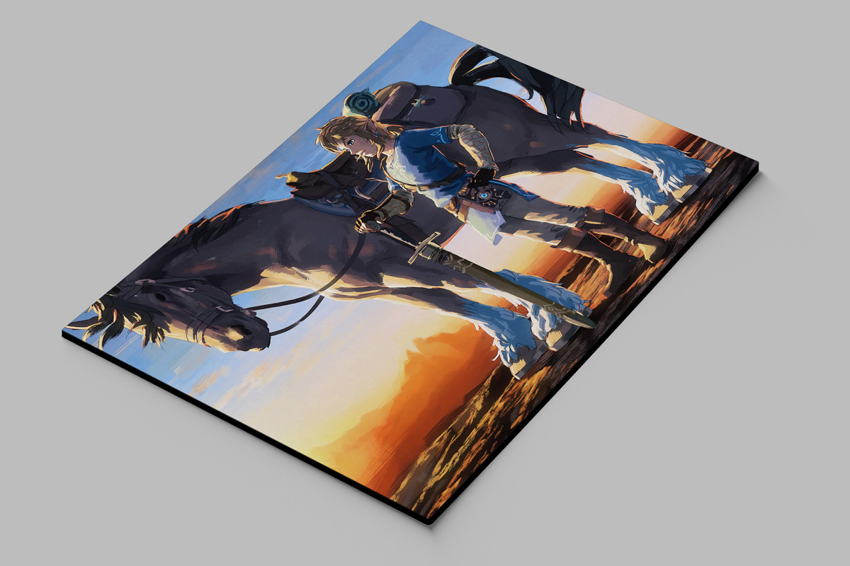 Cuadro Zelda Link 375 70x100 Mdf Memoestampados - Imagen 2