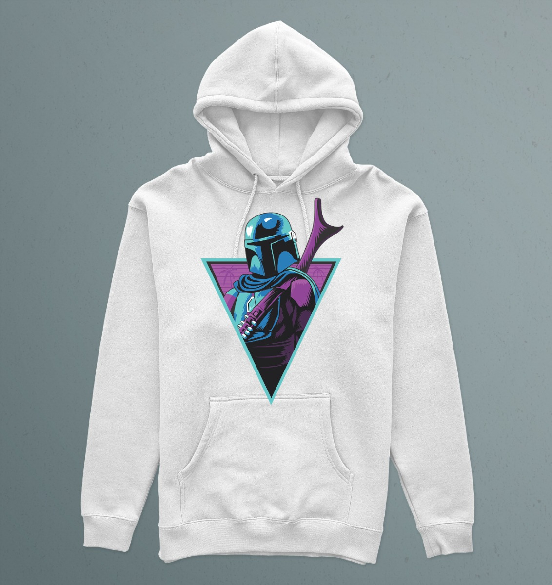 Canguro The Mandalorian Retro Neon Memoestampados - Imagen 8
