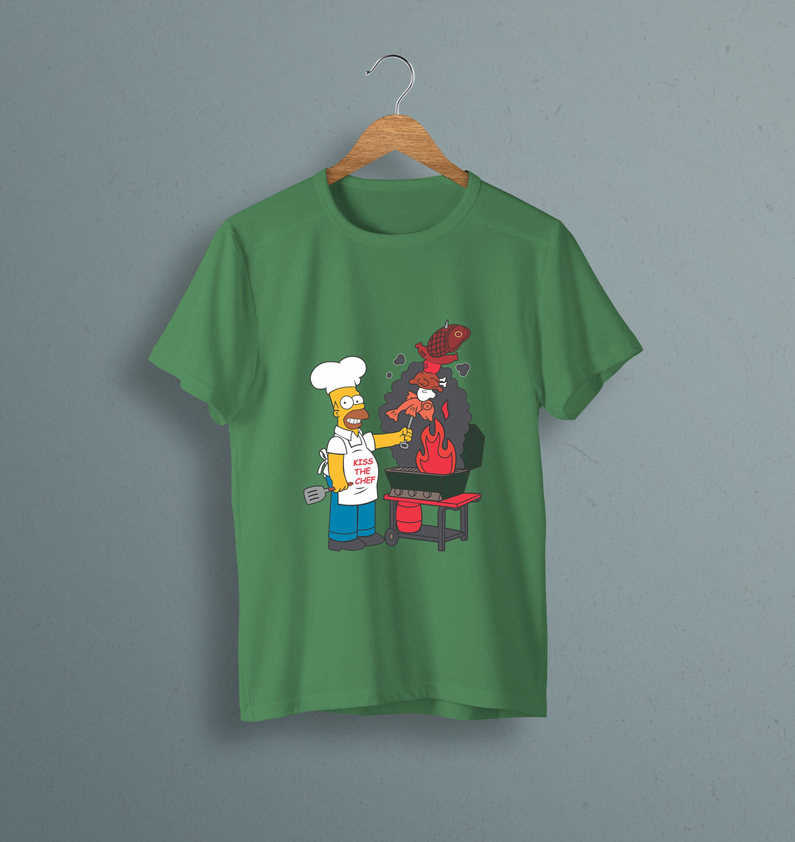Remera: Kiss The Chef Homero Memoestampados - Imagen 15