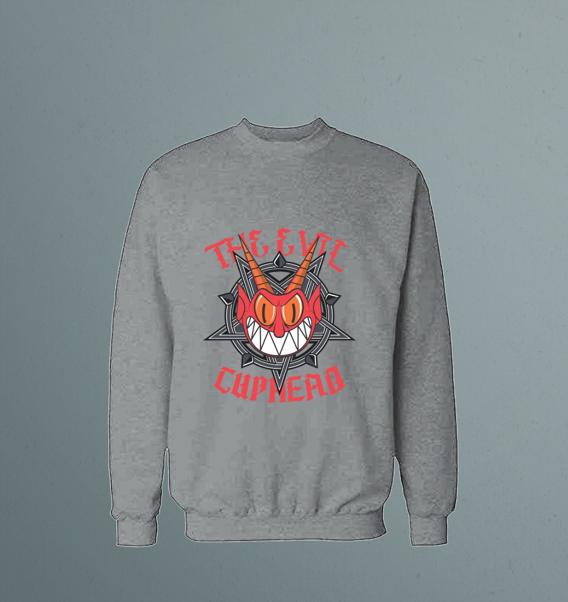 Buzo The Evil Cuphead Memoestampados - Imagen 6