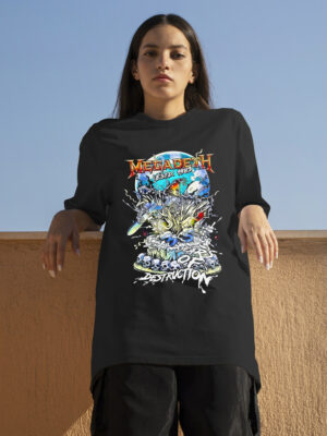 Remera: Megadeath 35 Años Memoestampados
