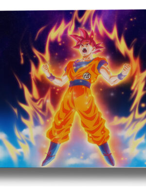 Cuadro 266 Goku Dragon Ball 40x53 Mdf Memoestampados