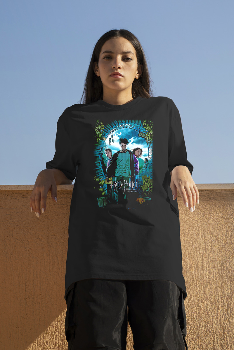 Remera: Harry Potter Caras Celeste Memoestampados - Imagen 3