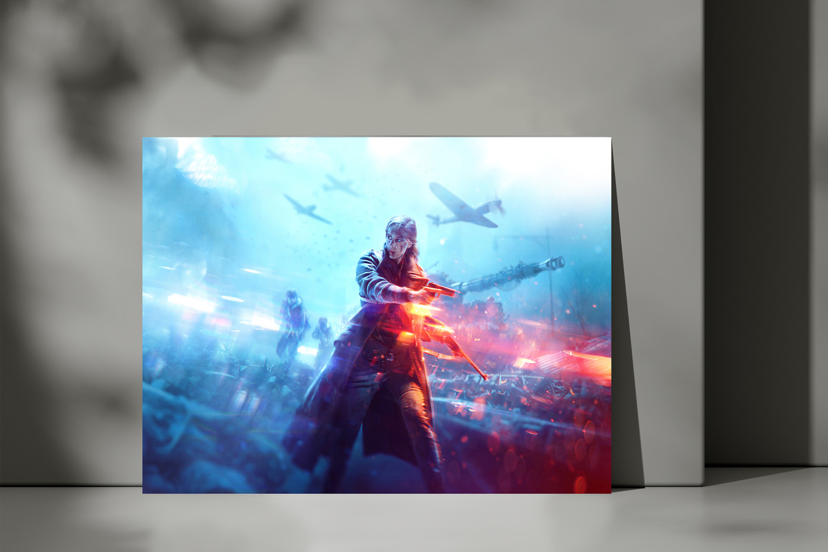 Cuadro Battlefield V 441 70x100 Mdf Memoestampados - Imagen 3