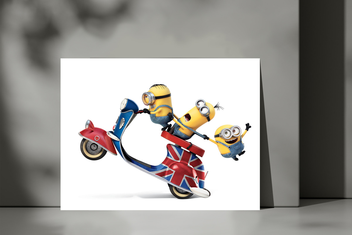Cuadro Bob Kevin Minions 349 70x100 Mdf Memoestampados - Imagen 3