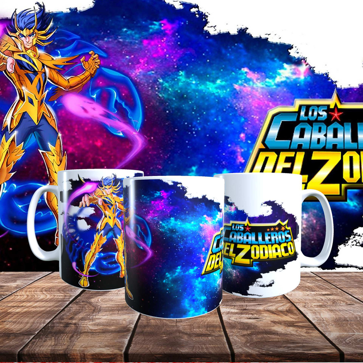Taza Personalizada Diseño Caballeros Del Sodiaco 101 - Imagen 5
