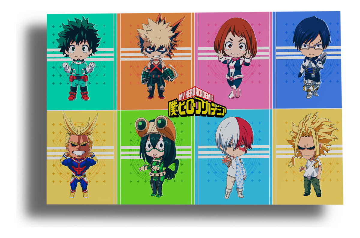 Cuadro Boku No Hero 561 40x53 Mdf Memoestampados - Imagen 2