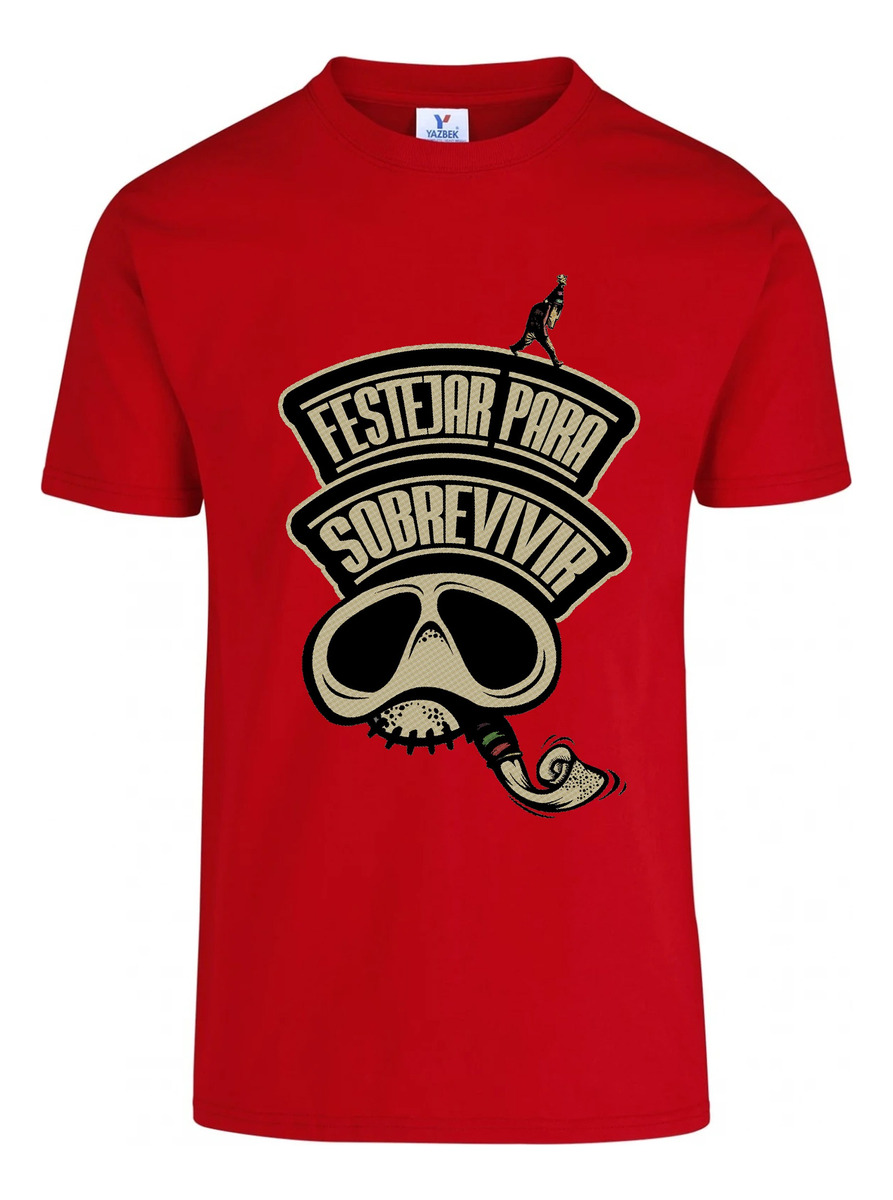 Remera La Vela Festejar Para Sobrevivir Memoestampados - Imagen 15