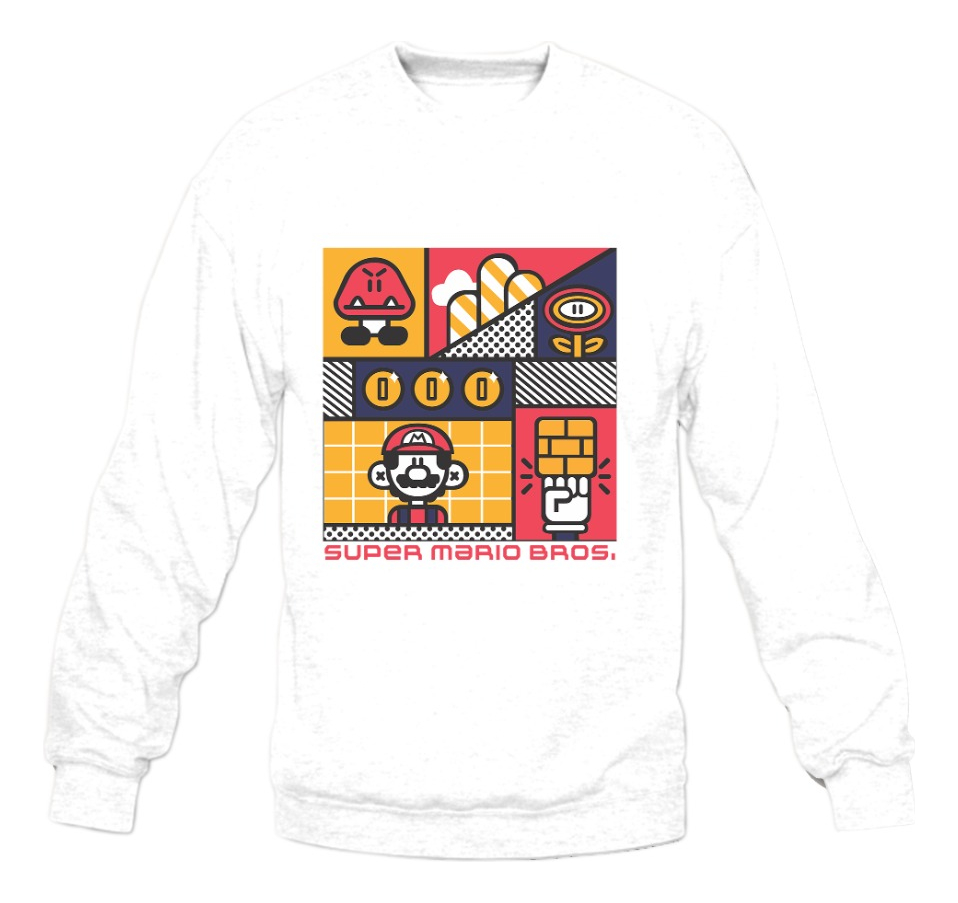 Buzo Super Mario Bros 01 Memoestampados - Imagen 12
