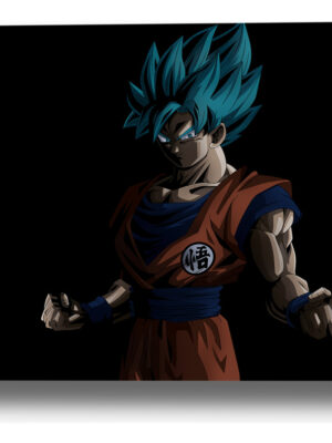 Cuadro Dragon Ball Super Goku 125 70x100 Mdf Memoestampados