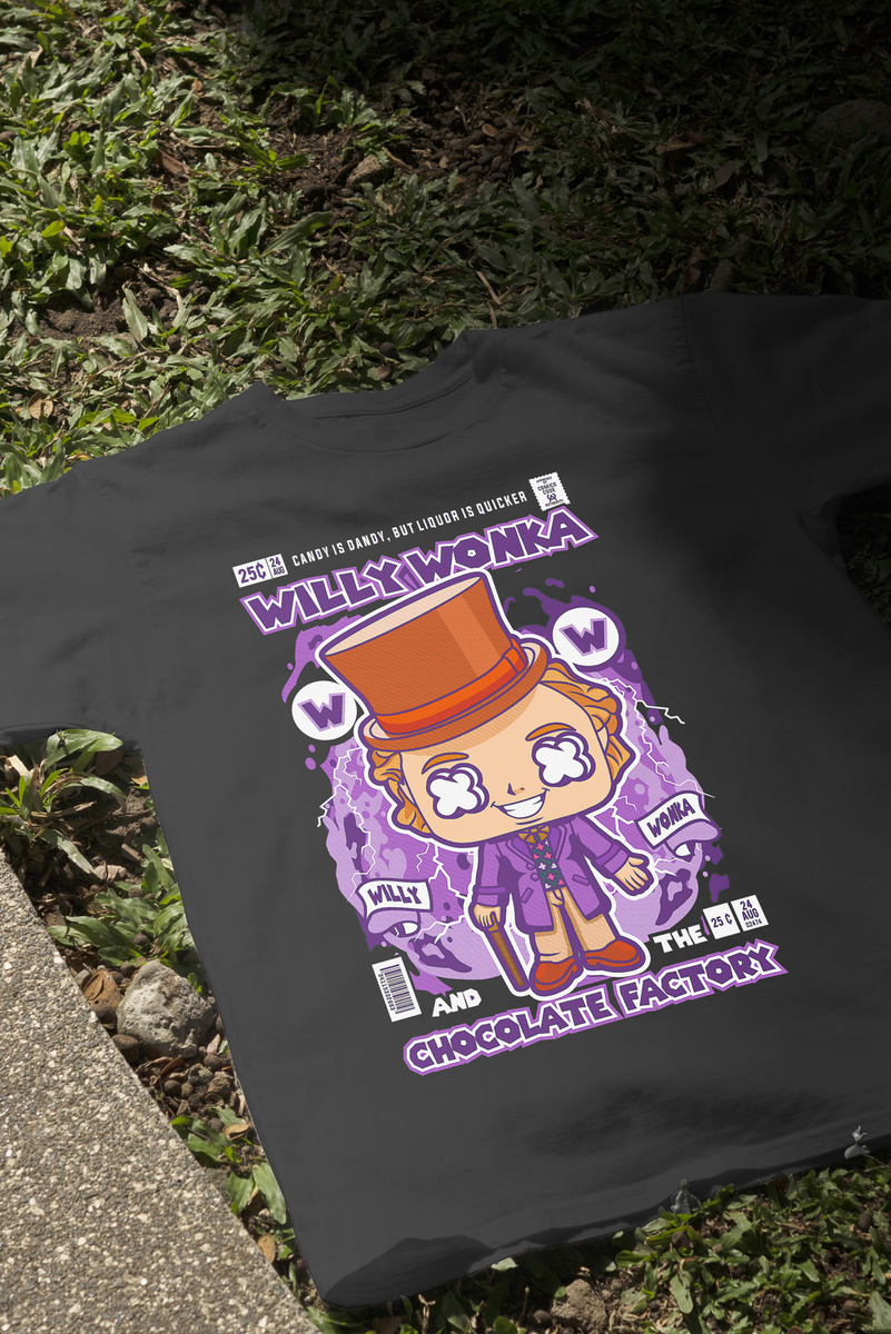 Remera: Willy Wonka Memoestampados - Imagen 3