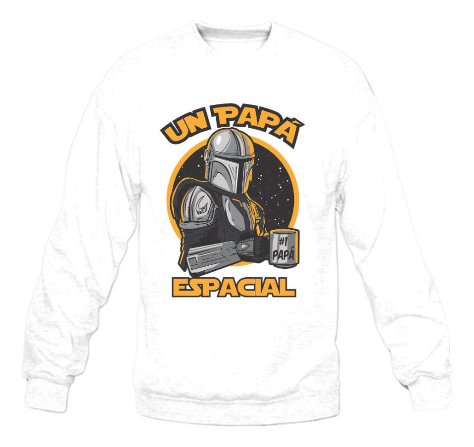 Buzo Un Papa Espacial Star Wars Memoestampados - Imagen 9