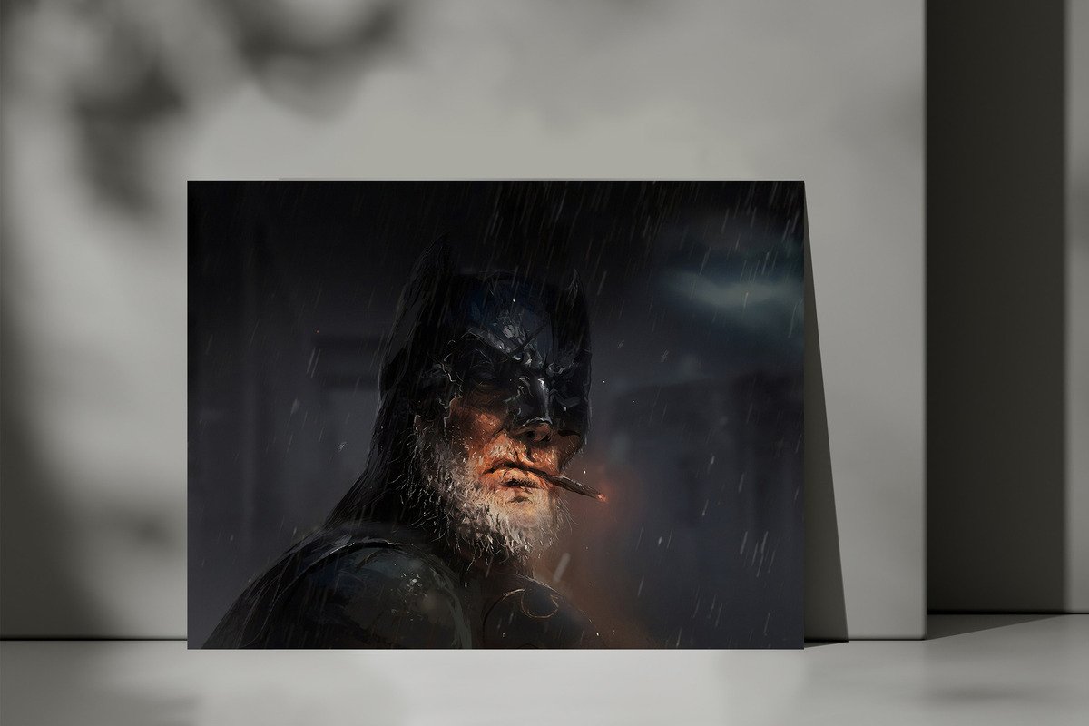 Cuadro Batman Dc Comics 80 40x53 Mdf Memoestampados - Imagen 3