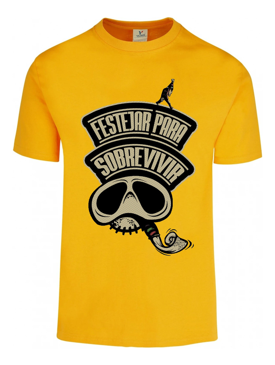Remera La Vela Festejar Para Sobrevivir Memoestampados - Imagen 9