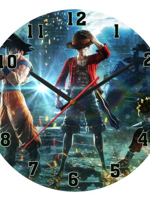 Reloj En Mdf De 3mm 40 Cm Diametro Jump Force 33