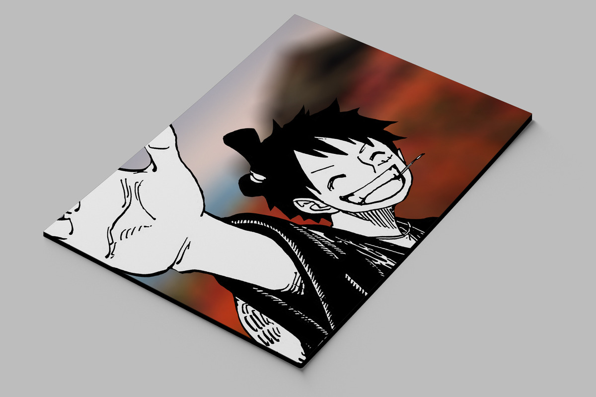 Cuadro 225 One Piece 1 70x100 Mdf Memoestampados - Imagen 2