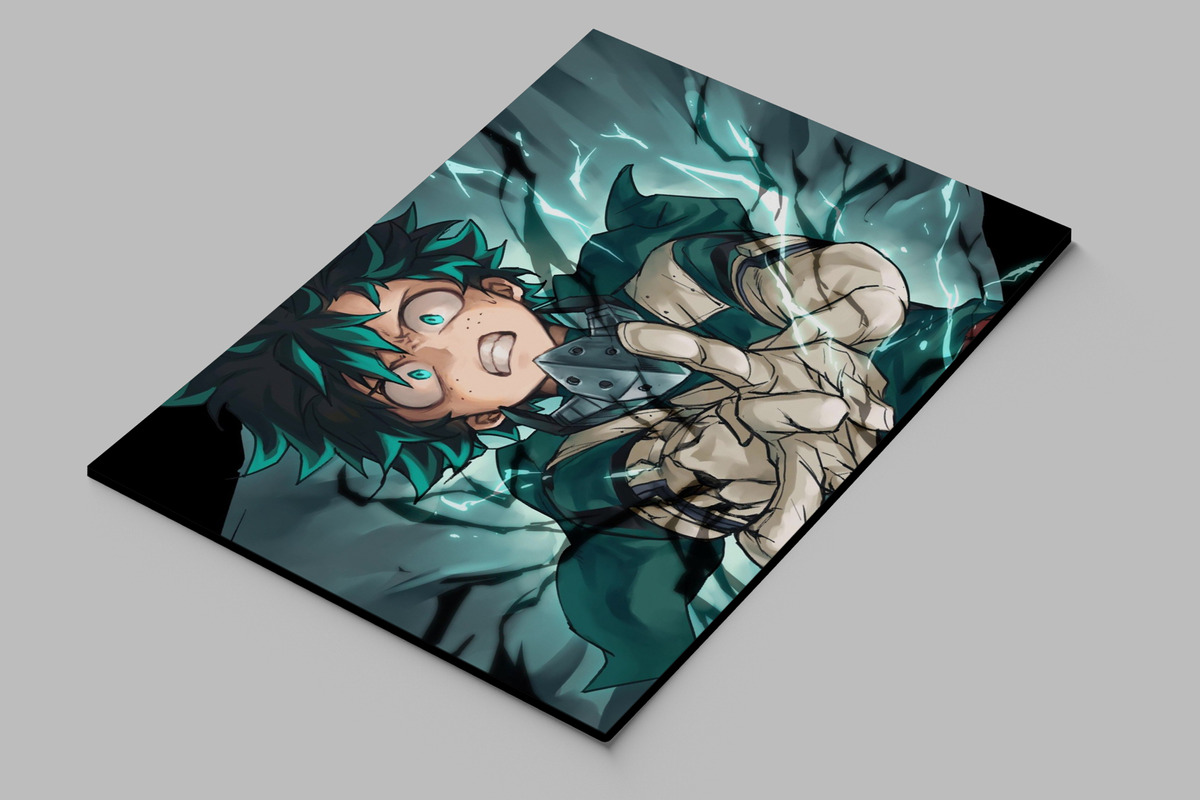 Cuadro Boku No Hero 491 50x70 Mdf Memoestampados - Imagen 2