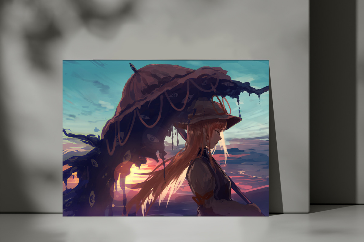 Cuadro 319 Anime Touhou 70x100 Mdf Memoestampados - Imagen 3