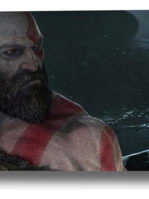 Cuadro God Of War Kratos 188 40x53 Mdf Memoestampados
