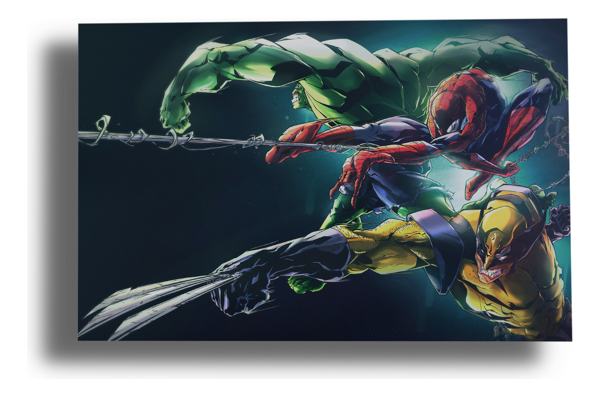 Cuadro Marvel Comics 353 50x70 Mdf Memoestampados