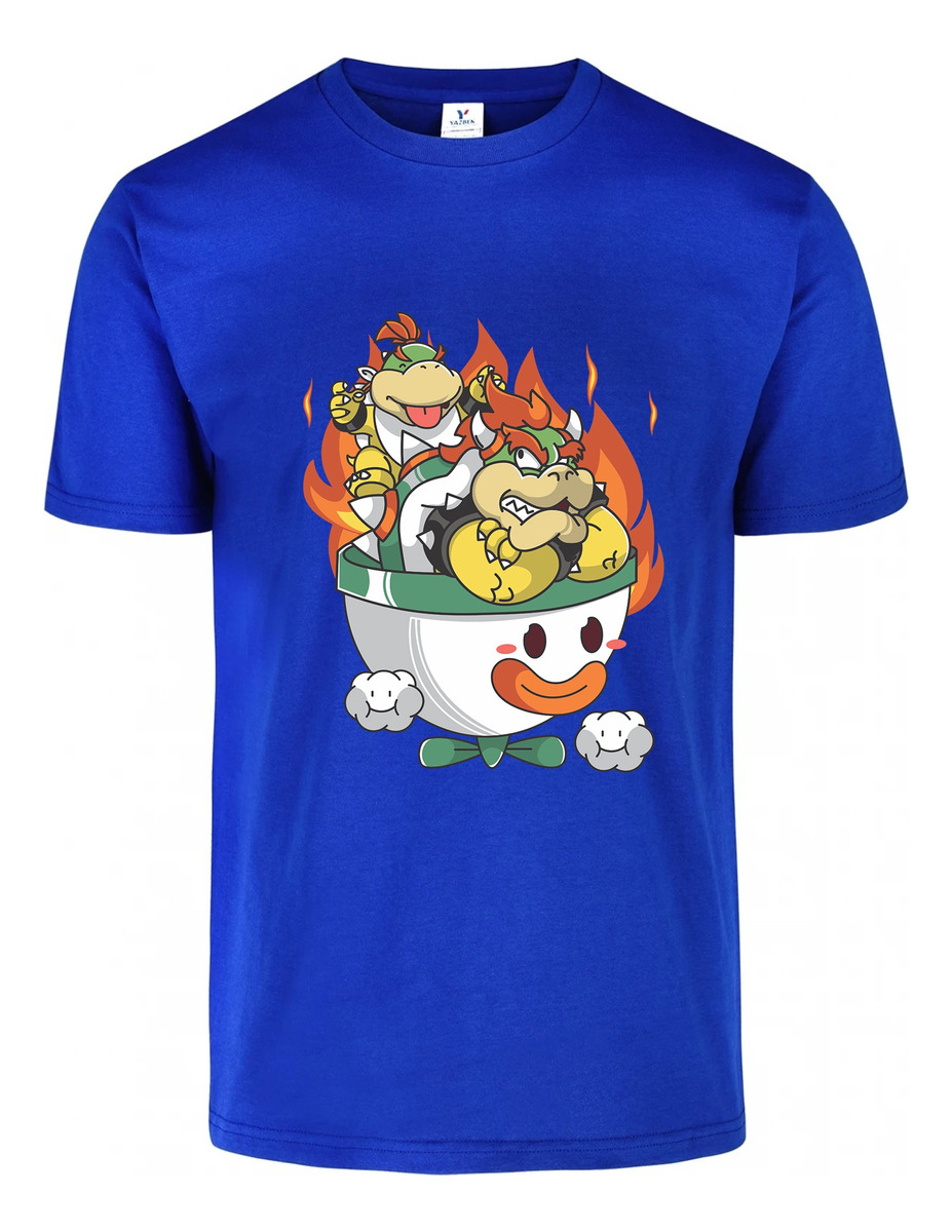 Remera: Bowser _ Bowser Jr 01 Memoestampados - Imagen 3