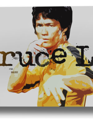 Cuadro 308 Bruce Lee 30x40 Mdf Memoestampados