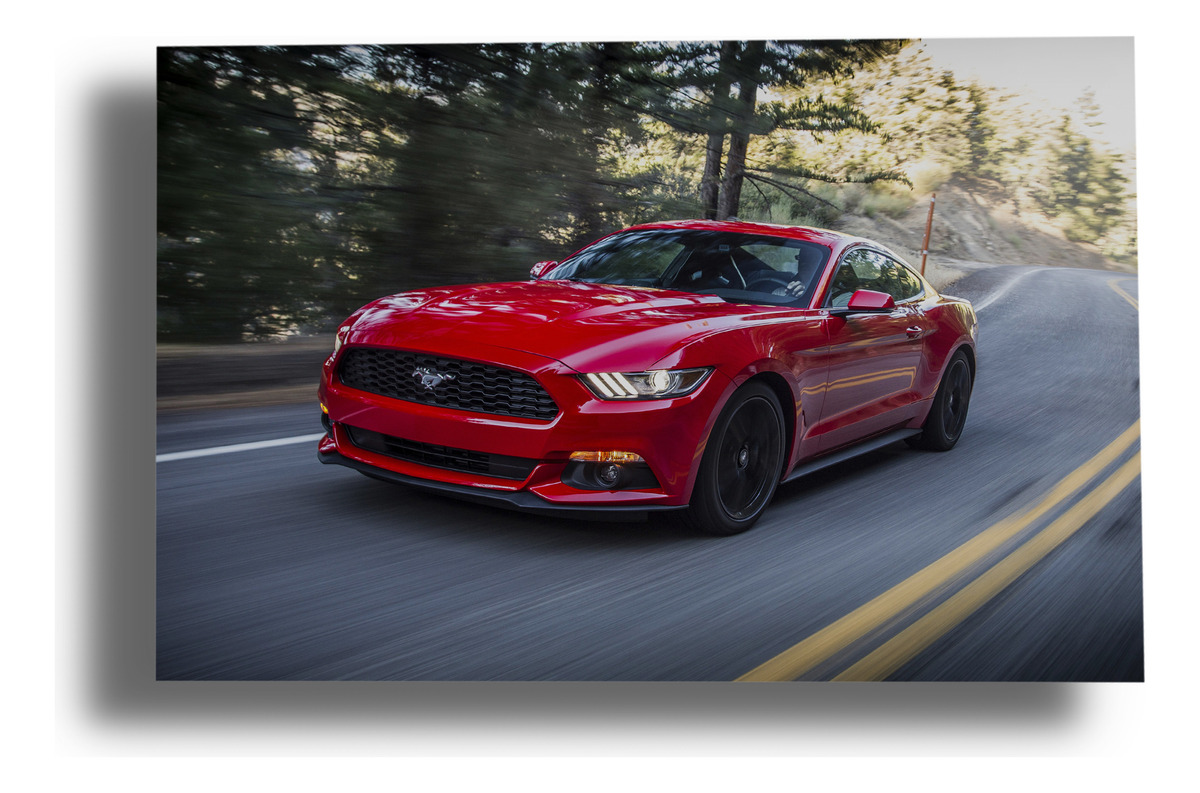 Cuadro Ford Mustang 30x40 Mdf Memoestampados