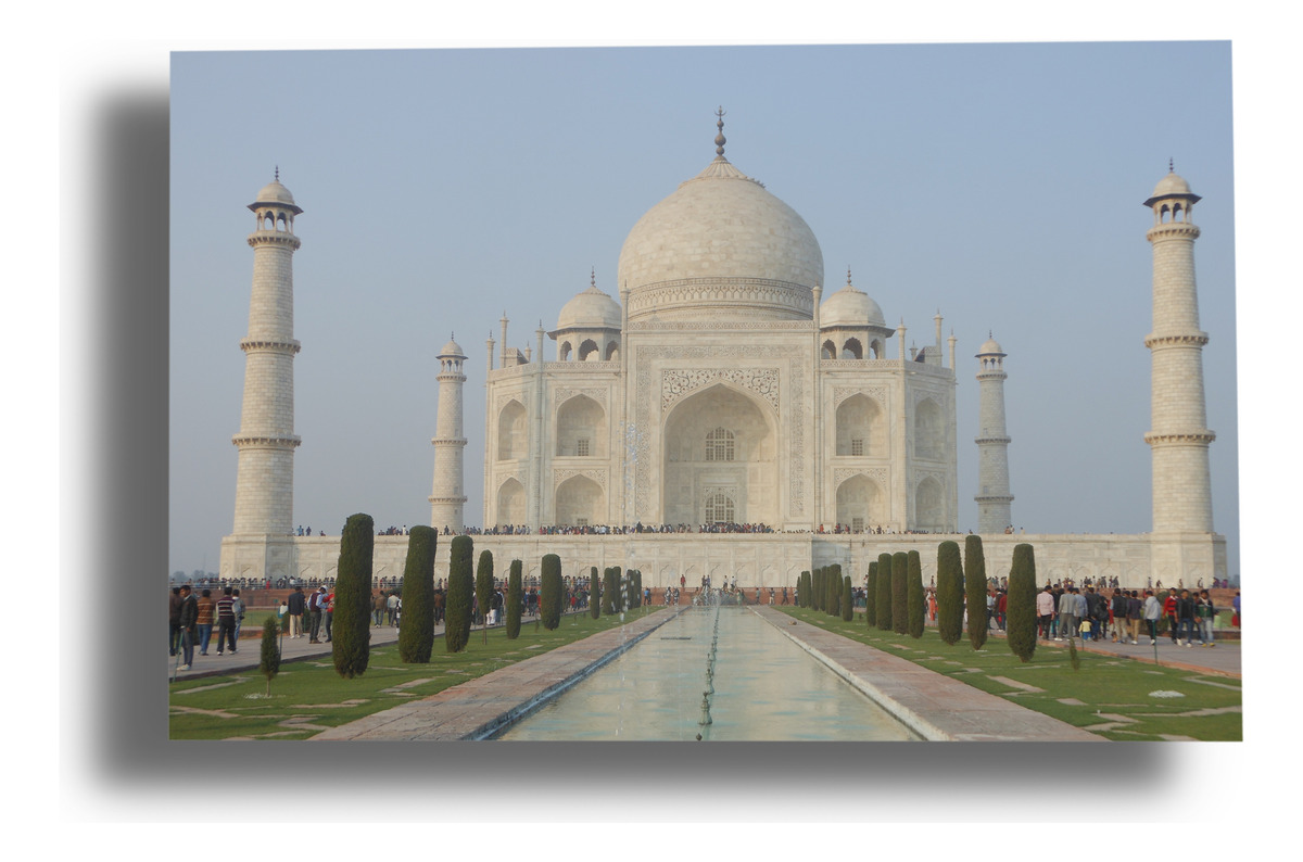 Cuadro Taj Mahal 50x70 Mdf Memoestampados