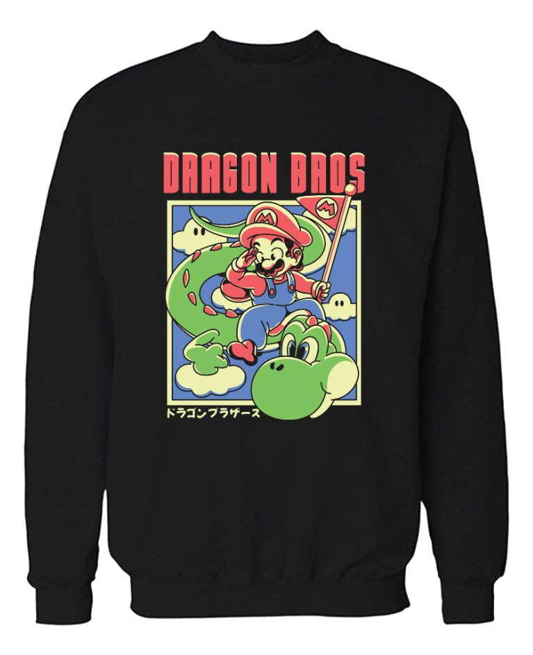 Buzo Dragon Bros Memoestampados