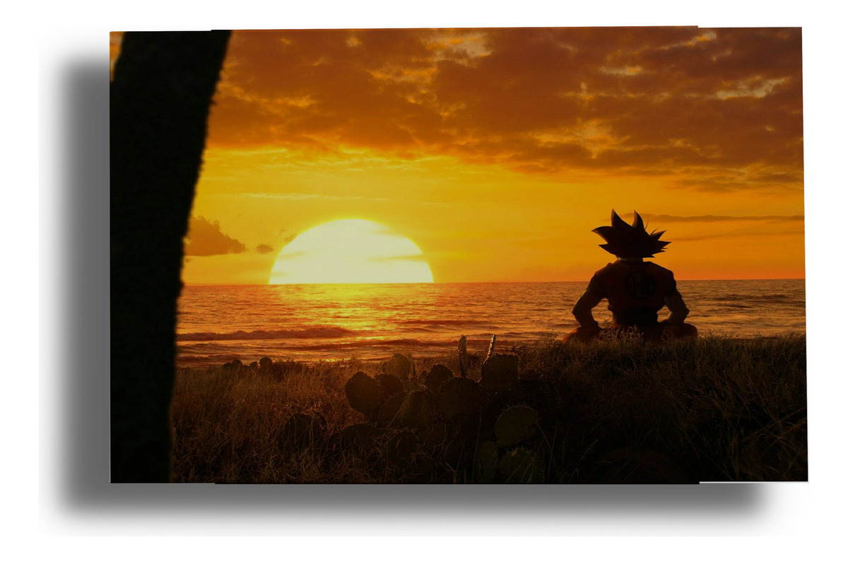 Cuadro Dbz Dragon Ball Goku 113 70x100 Mdf Memoestampados