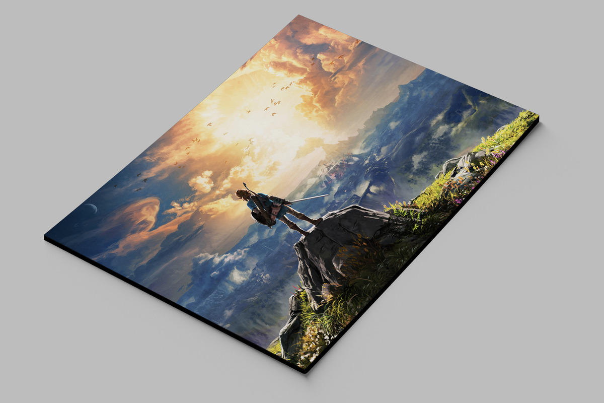 Cuadro 290 Zelda 70x100 Mdf Memoestampados - Imagen 2
