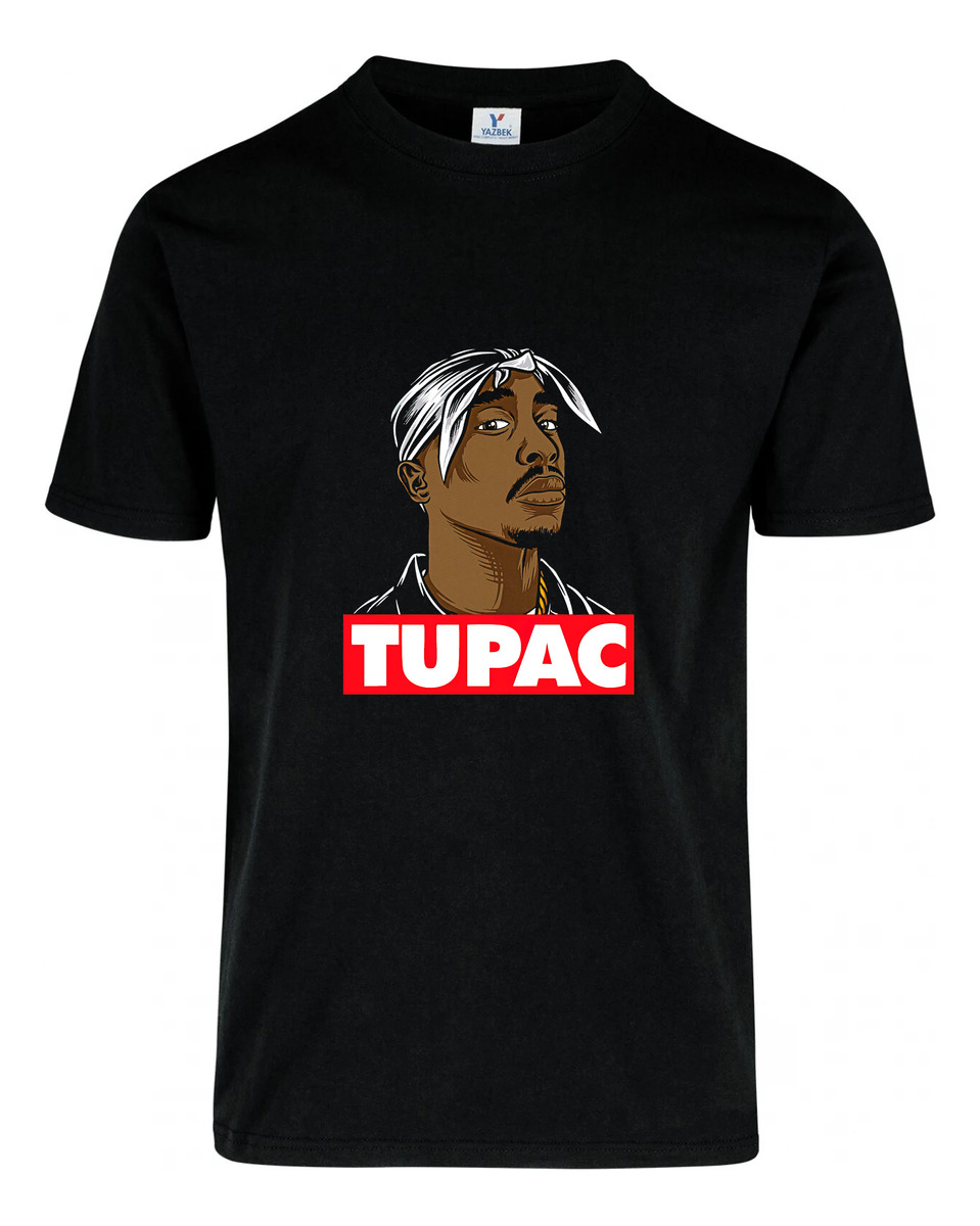 Remera: Tupac Shakur 03 Memoestampados - Imagen 2