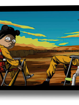 Cuadro Breaking Bad 547 40x53 Mdf Memoestampados