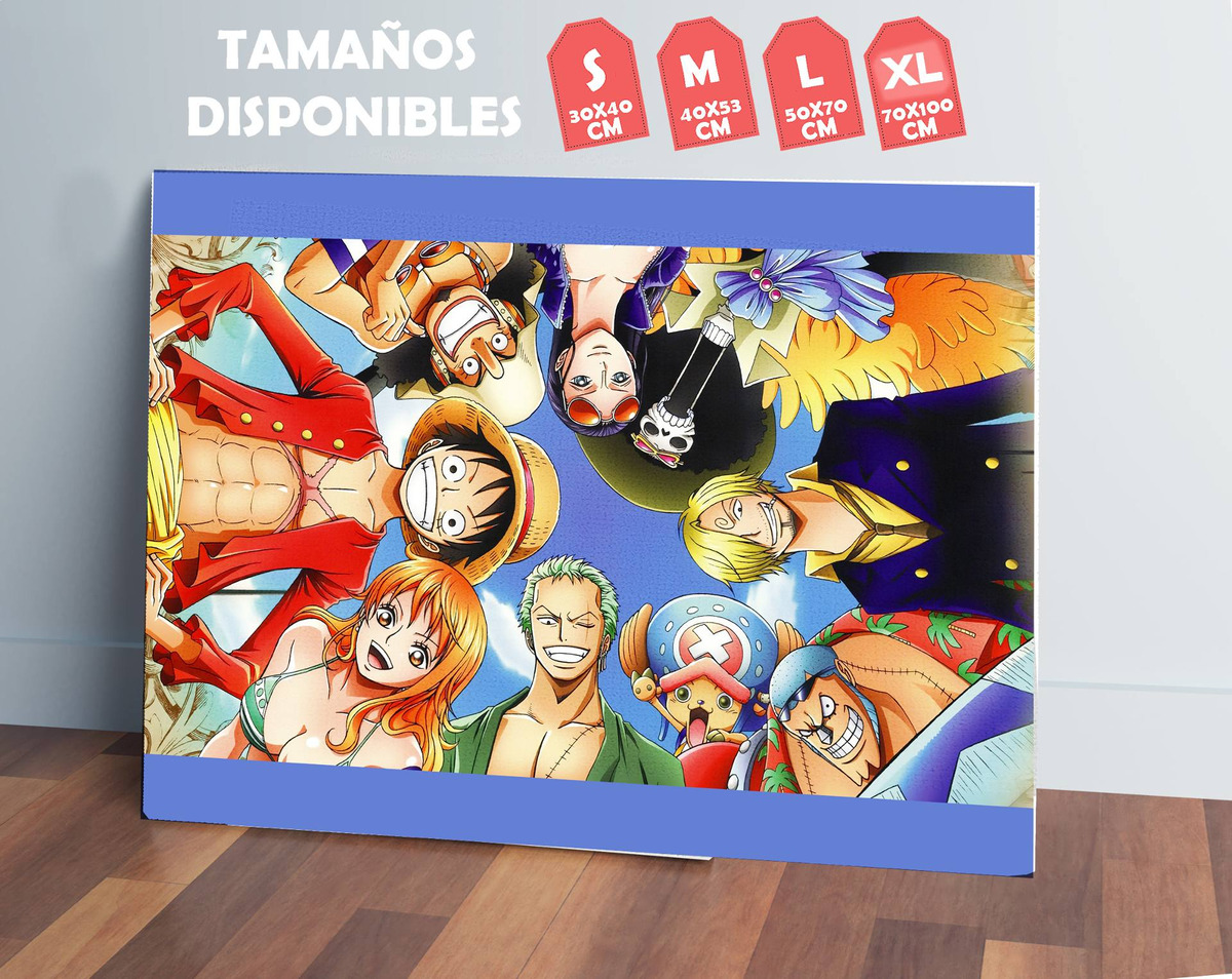 Cuadro One Piece Luffy 101 40x53 Mdf Memoestampados - Imagen 2
