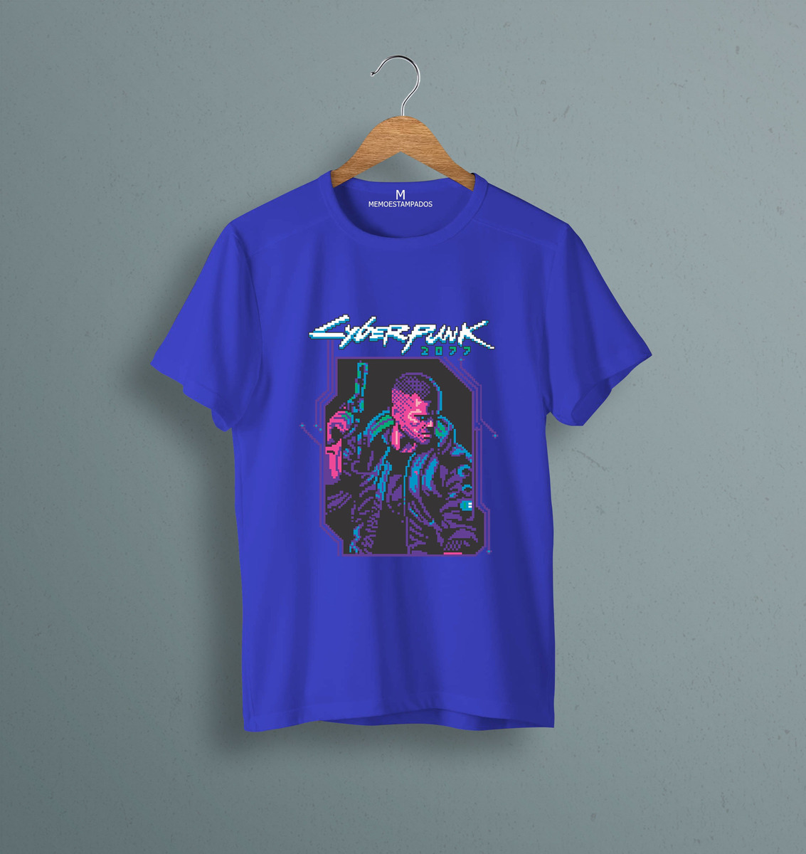 Remera: Cyberpunk 2077 Pixel Art Memoestampados - Imagen 9