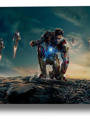 Cuadro Avengers Iron Man 335 50x70 Mdf Memoestampados