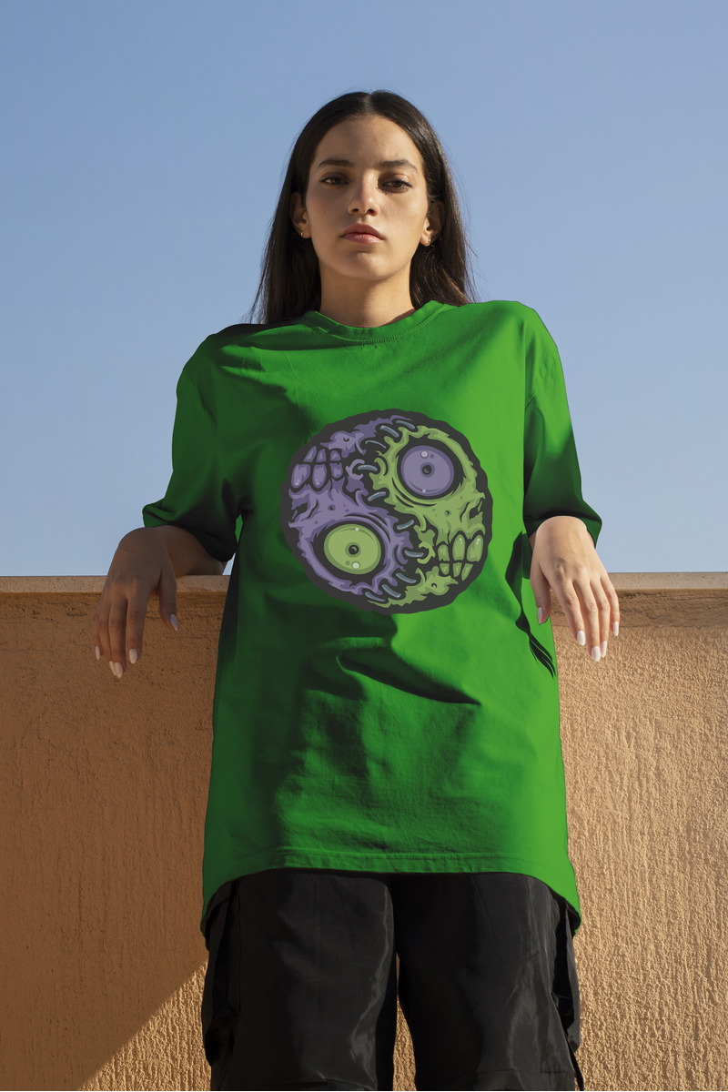 Remera: Zombie Ying Yang Memoestampados - Imagen 13