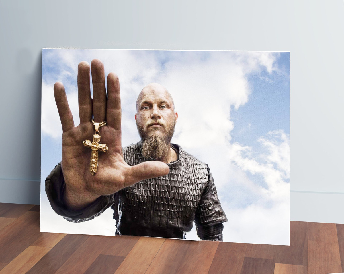 Cuadro Vikingos 540 70x100 Mdf Memoestampados