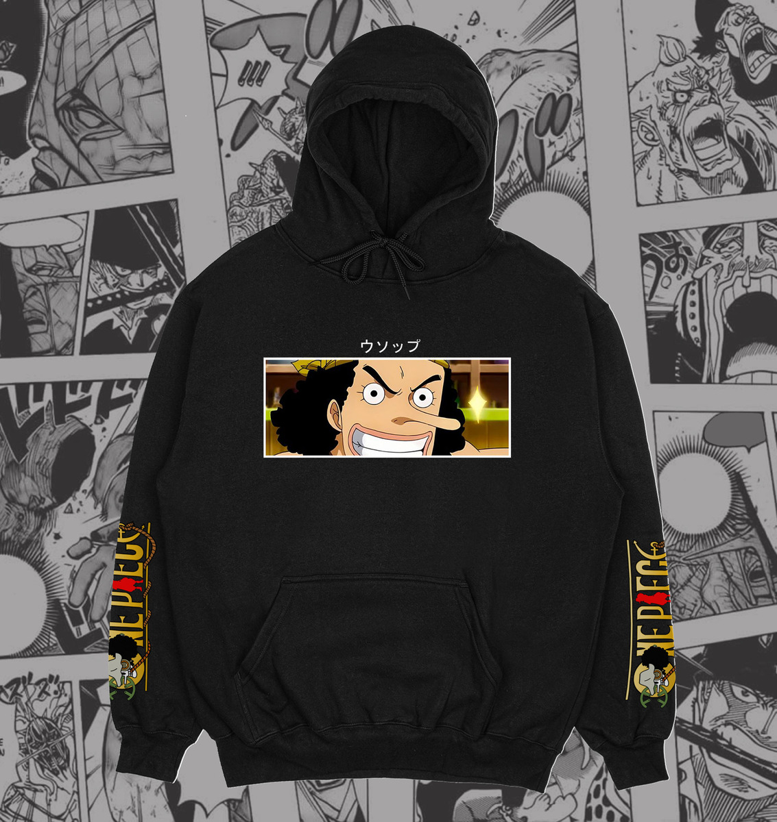 Canguro One Piece Usopp Memo Estampados - Imagen 4
